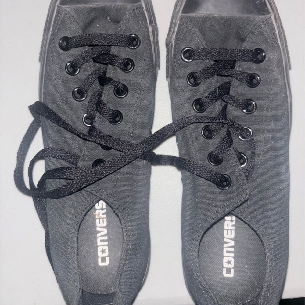 Converse Charcoal Canvas Shoes